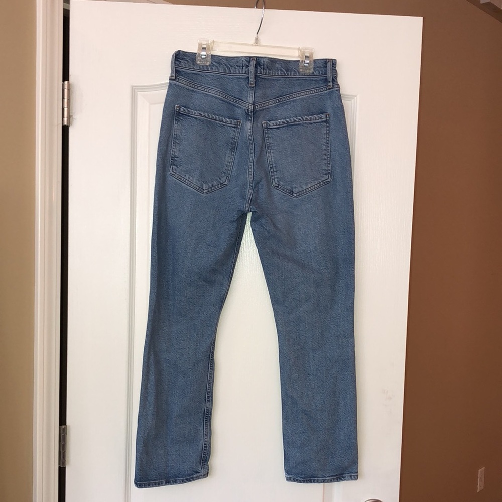 Agolde “Riley” High Rise Distressed Jeans, Size 27. - Picture 7 of 14